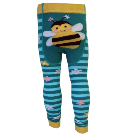 Powell Craft - Footless Leggings/Tights - Bumblebee: 12 - 24 mths